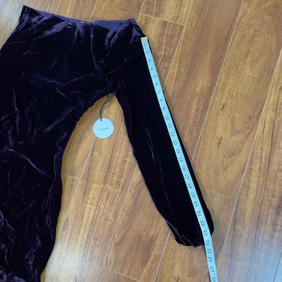 New TULAROSA Paula One Shoulder Velvet Purple Dress S NWT - Picture 7 of 12